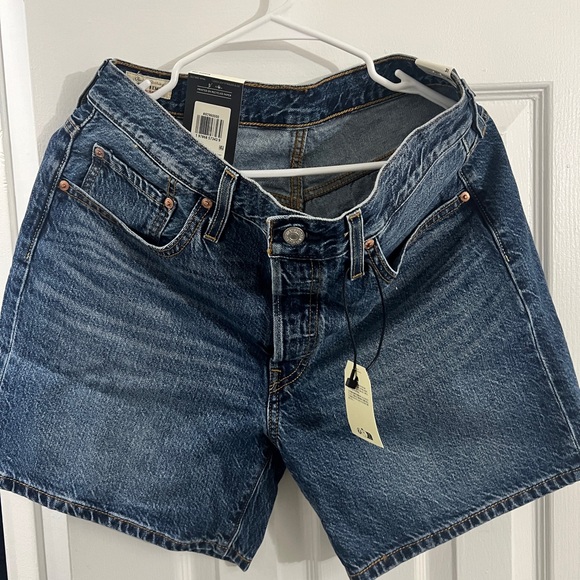 501 MID THIGH LIGHTWEIGHT WOMEN'S SHORTS Color - Canvas - Picture 7 of 11